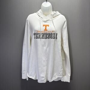 TENNESSEE VOLUNTEERS Womens XXL White Long Sleeve Hoody Shirt Top Champion. Spot
